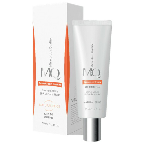 MQ Sunscreen Cream Solaire Spf50 Oil-Free Natural Beige 55ml