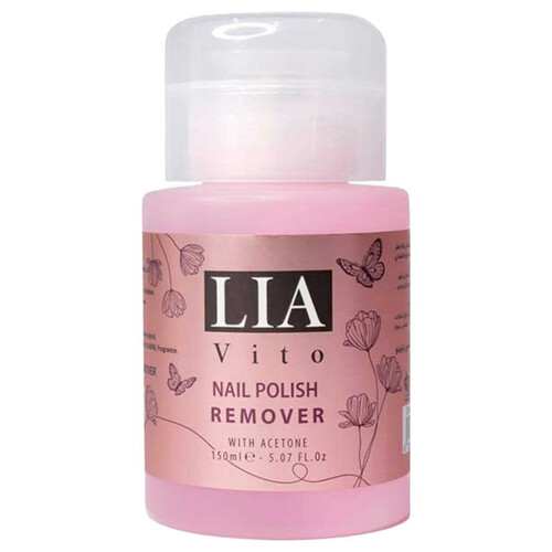 Lia Vito Nail Polish Remover With Acetone 150ml