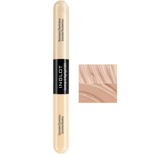 Inglot Concealer Coverup & Highlight Duo And Illuminator 103