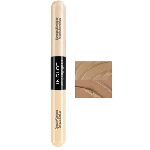 Inglot Concealer Coverup & Highlight Duo And Illuminator 104