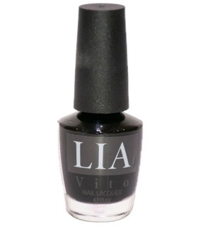 Lia Vito Nail Lacquer Back To Black 079