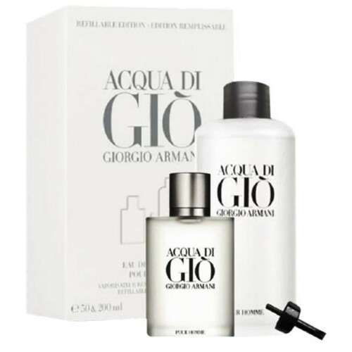 Giorgio Armani Acqua di Gio Refillable Set Edt 200+50ml