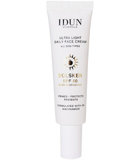 Idun Minerals Ultra Light Daily Face Cream Spf50 30ml