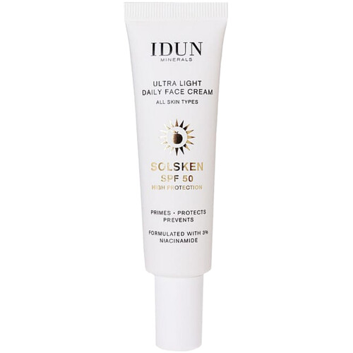 Idun Minerals Ultra Light Daily Face Cream Spf50 30ml