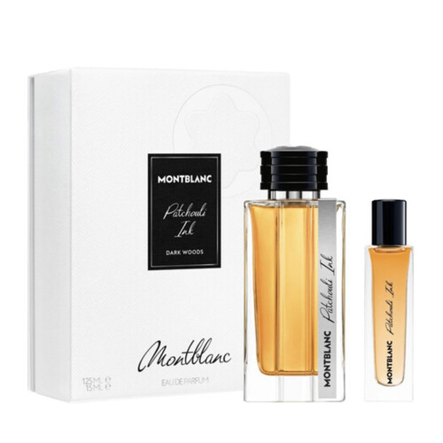 Montblanc Collection Patchouli Ink Dark wood Set Edp 125ml+15ml