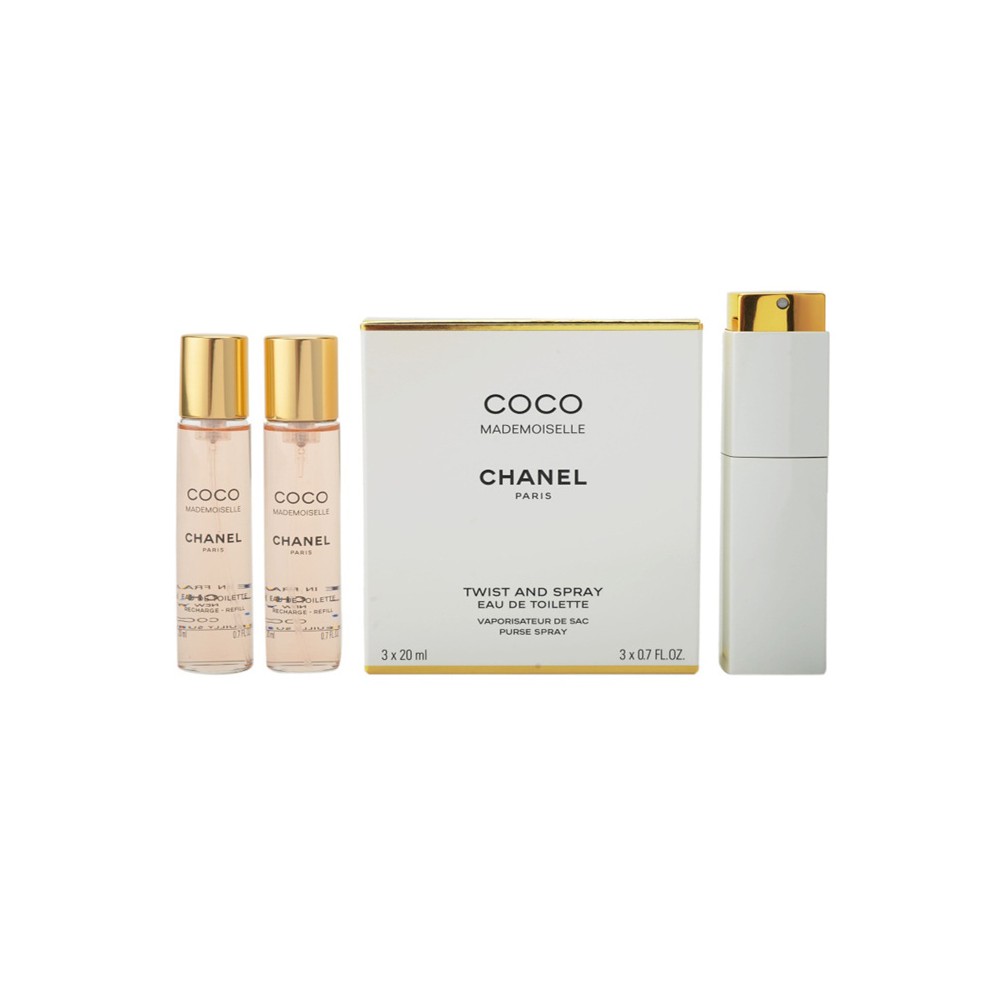 coco chanel mademoiselle 3x20ml